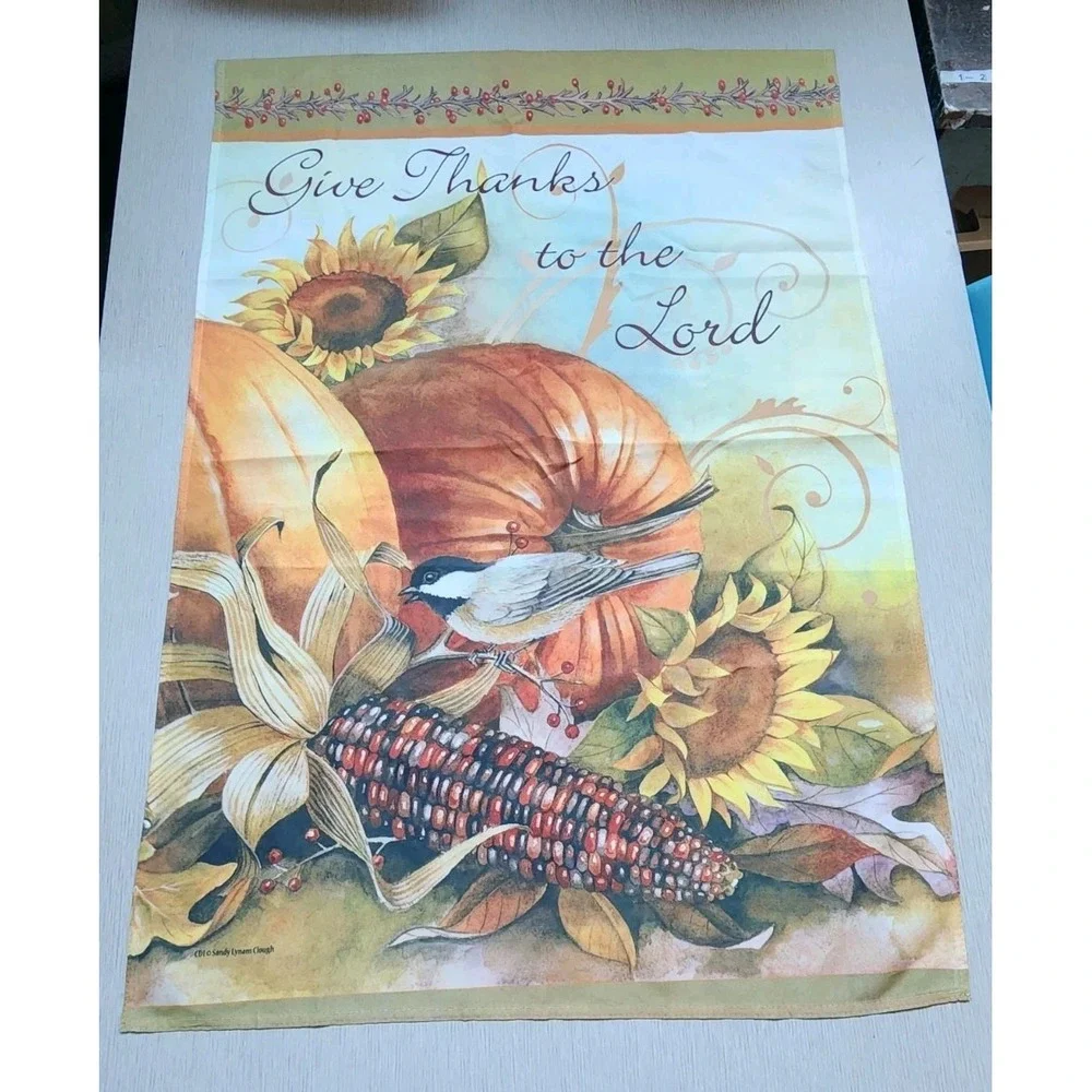 Decorative Garden Flags Lot Of 5 Welcome Patriotic Wreath Fall Wise Men Religion
